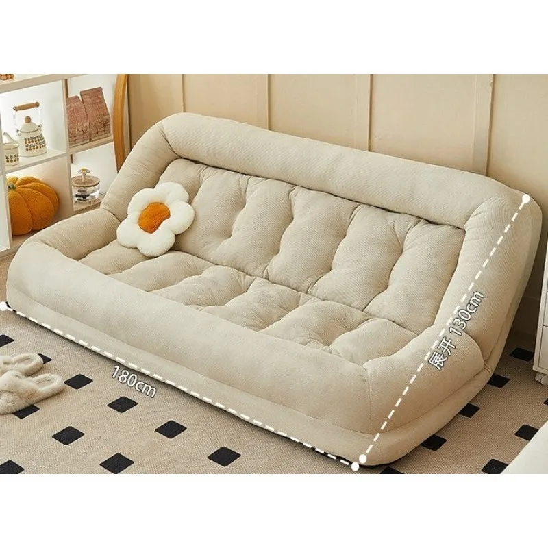 Lazy sofa Human kennel can lie down and sleep Single foldable sofa bed Small apartment Bedroom dual-purpose sofa bed