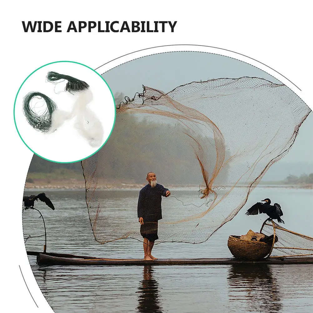 Single Layer Gill Net 100M Mesh Size for Freshwater Saltwater Fishing Lightweight Portable Catching Netting for Outdoor Fishing