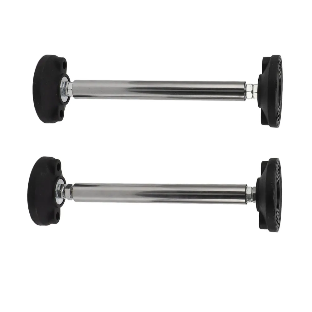 2Pcs Durable High Hardness Adjustable Support Rod Stainless Steel Black Cabinet Support Pole Jack Support Rod For Sink