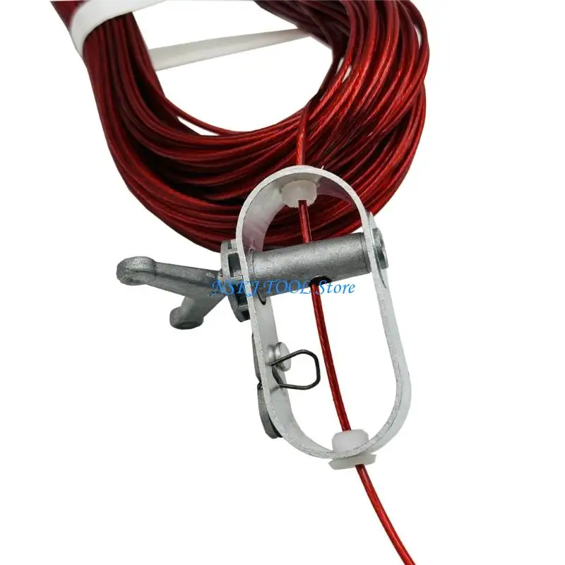 L8RC Impermeable Steel Center Cable and Aluminum Tensioning Device for Permanent Pool Cover Fastening Repairs