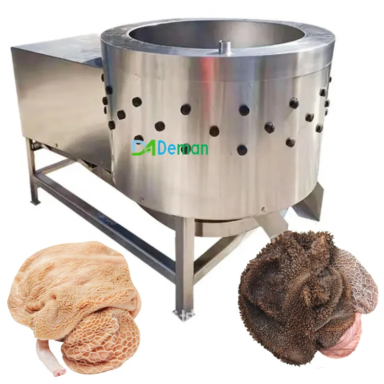

Chicken Duck Goose Cylinder Hair Removal Washing Machine Pig Ears Beef Mutton Tripe Plucking Cleaning Machine