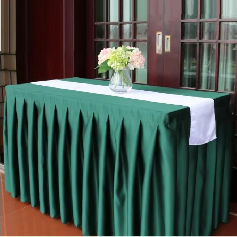 

Атласная юбка-накидка для стола на свадьбу, банкет, конференцию, для отелей, с возможностью индивидуального заказа, доступны различные размеры