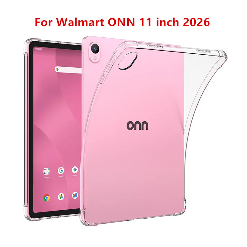 For Walmart ONN 2026 Case 11 inch Transparent Thickened Airbag Soft Silicone Cover Shockproof funda Tablet for ONN 11