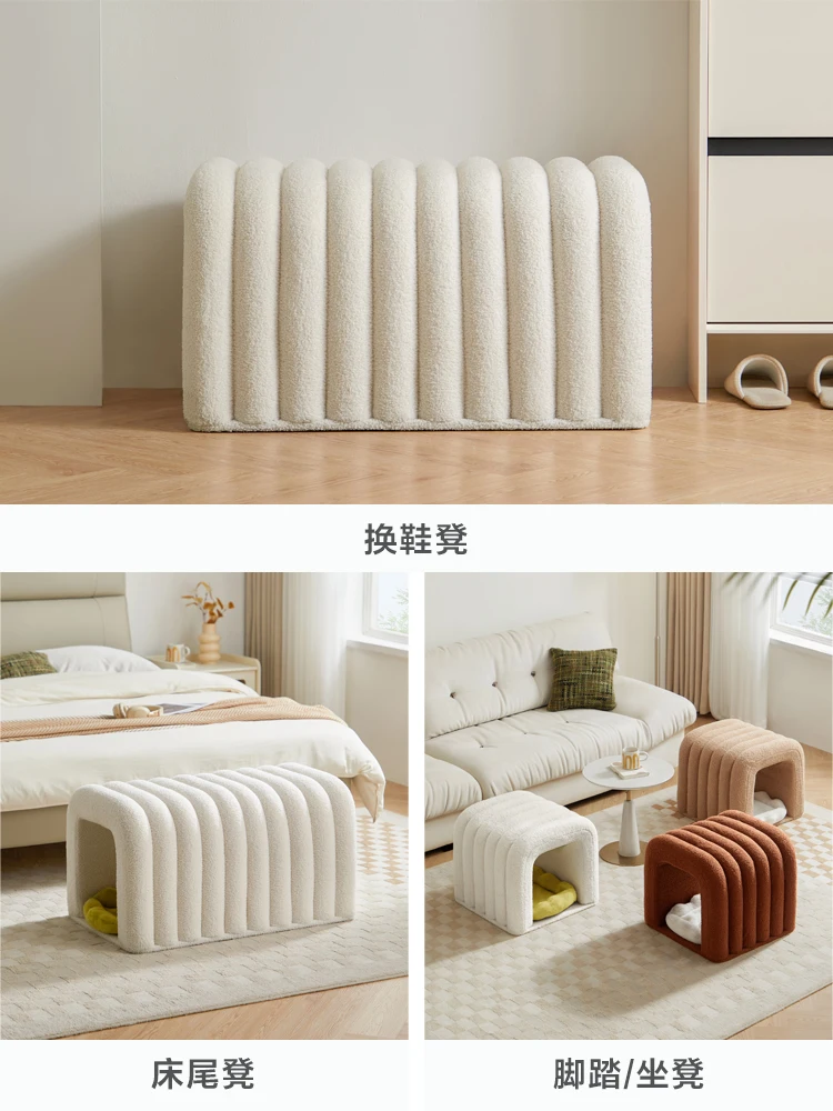 Foot stool sofa foot pedal foot pad furniture makeup stool low stool