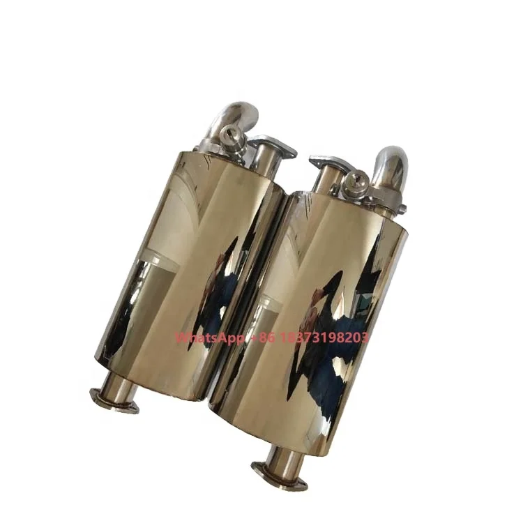 

Made in China Performance Exhaust System Truck Muffler Flanged Type Exhaust Muffler With Remote Control Valve
