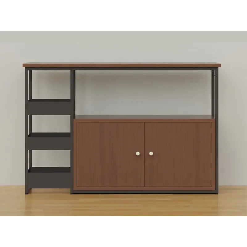 Multifunctional Metal Kitchen Floor to Ceiling Side Cabinet Multi Layer Storage Rack for Microwave Oven Pots Household