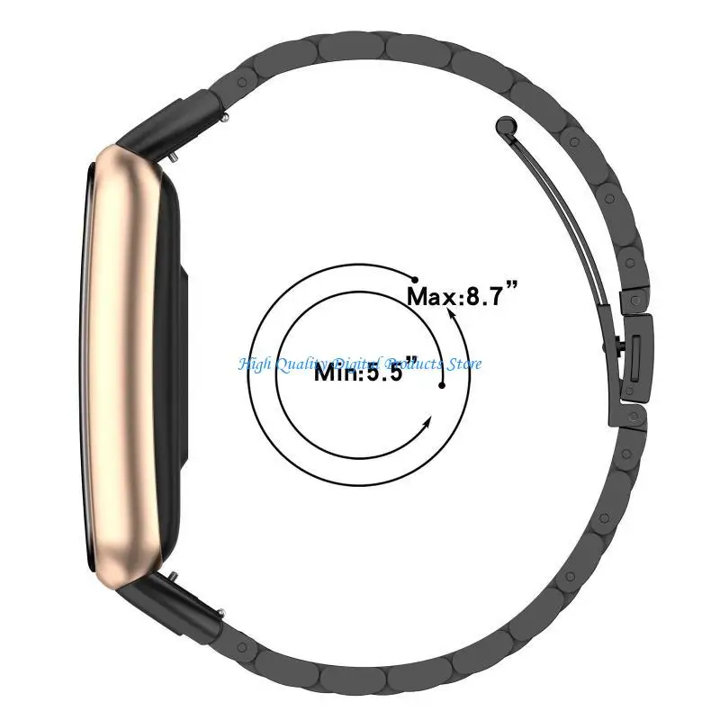 

U2JE For Watch Stainless Steel Bracelet Smartwatch Band Metal Watch Strap