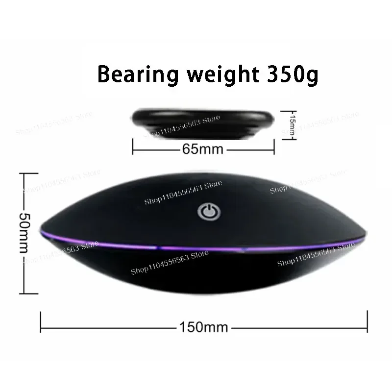 Magnetic Levitation Display Stand 360° Rotating Creative Ornament, High Tech Design Birthday Gift