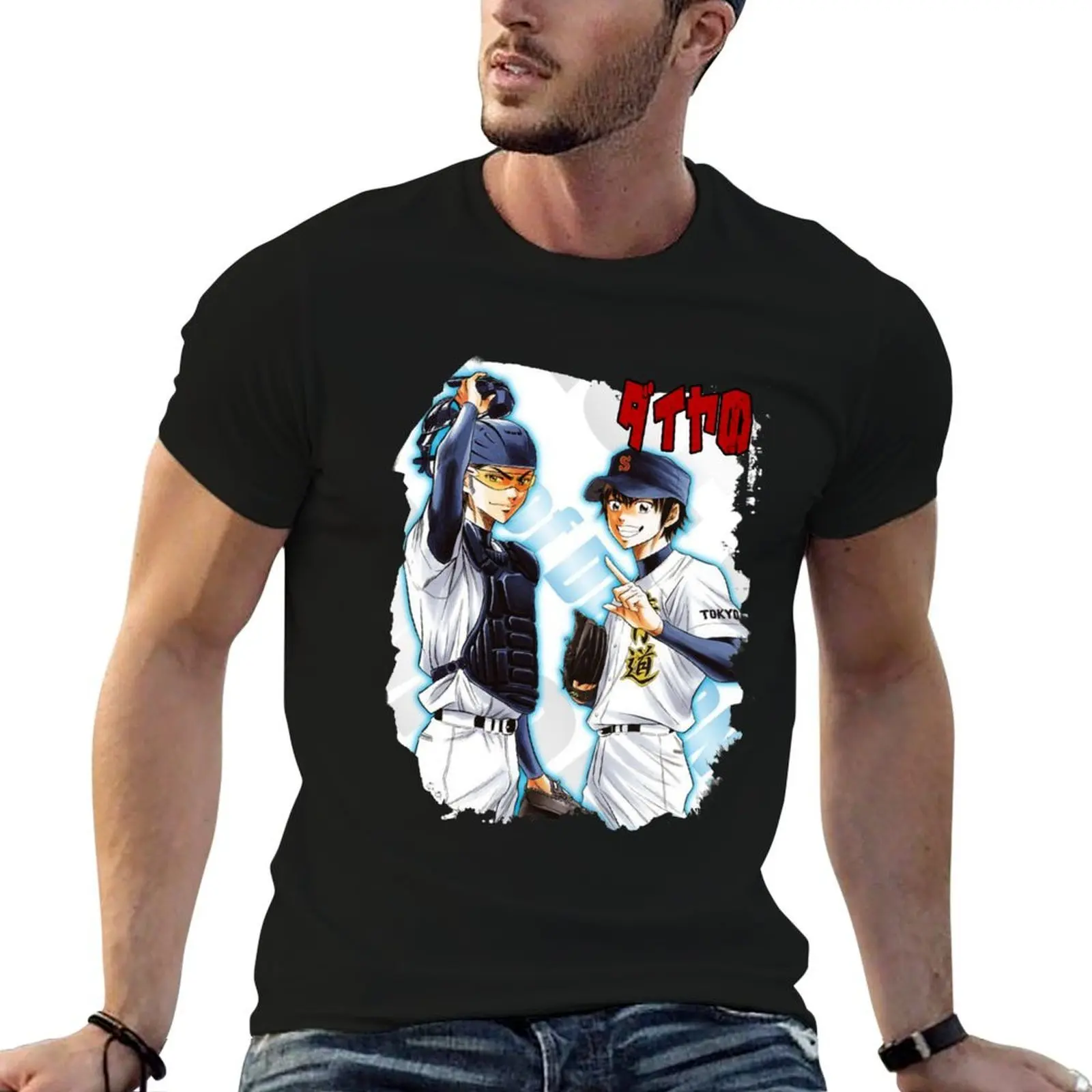 Diamond no Ace T-Shirt t shirt personalised man t shirts for men casual man t shirt heavy cotton T-shirt