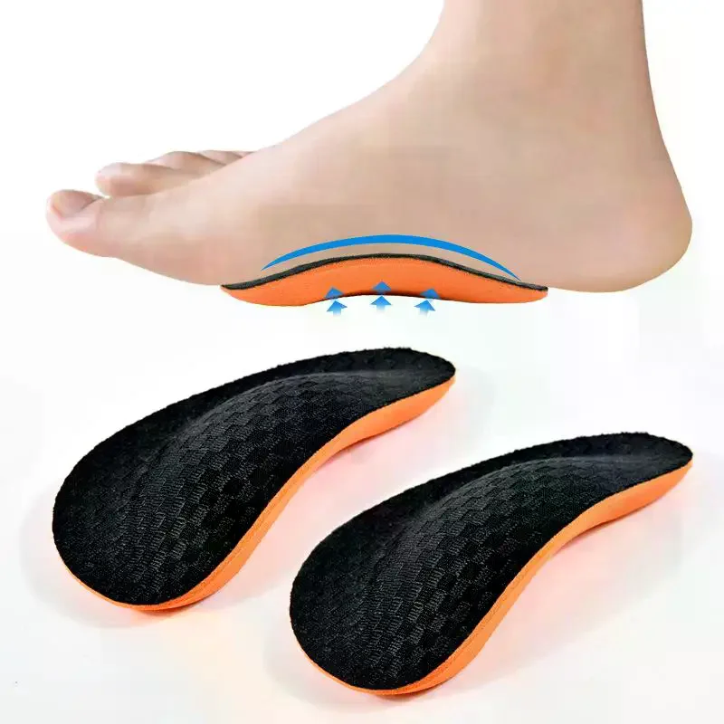 1Pair Orthopedic Pads For Shoes EVA Flat Feet Arch Support Men Women Foot Valgus Varus Sports Insoles Shoe Inserts