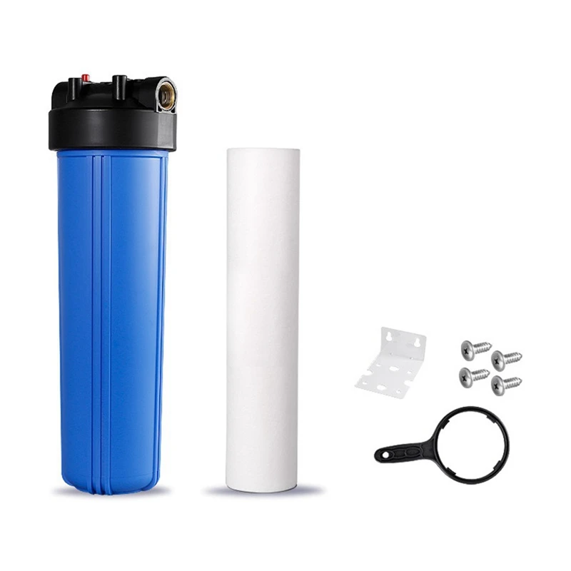 House Water Filter Housing Sediment Carbon Universal Housing, Pre-Filtration System For Water 1Inch NPT Port Durable