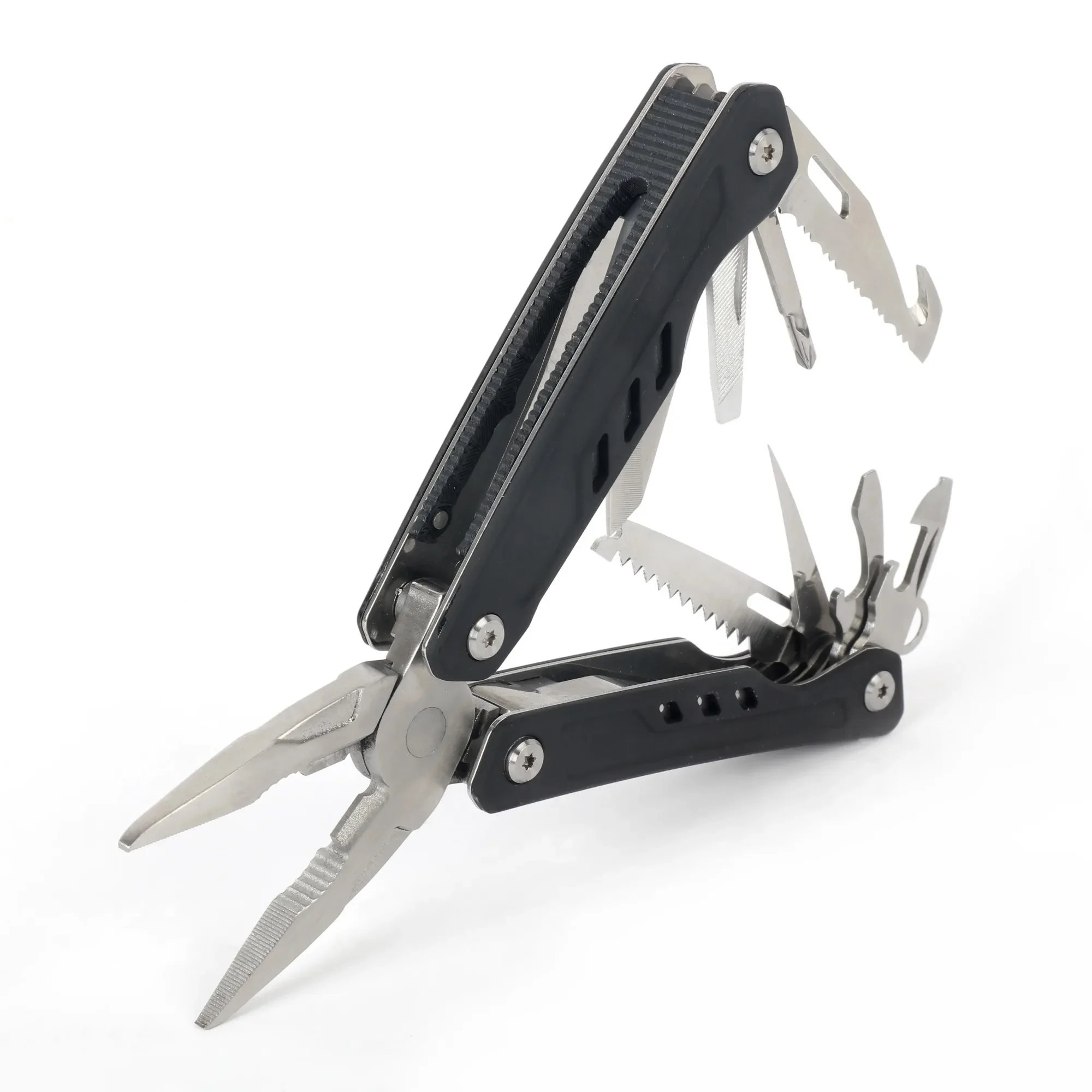 Ozark Trail 17-in-1-Multitool, Edelstahl, Schwarz, Bastelmesser Modell 2119