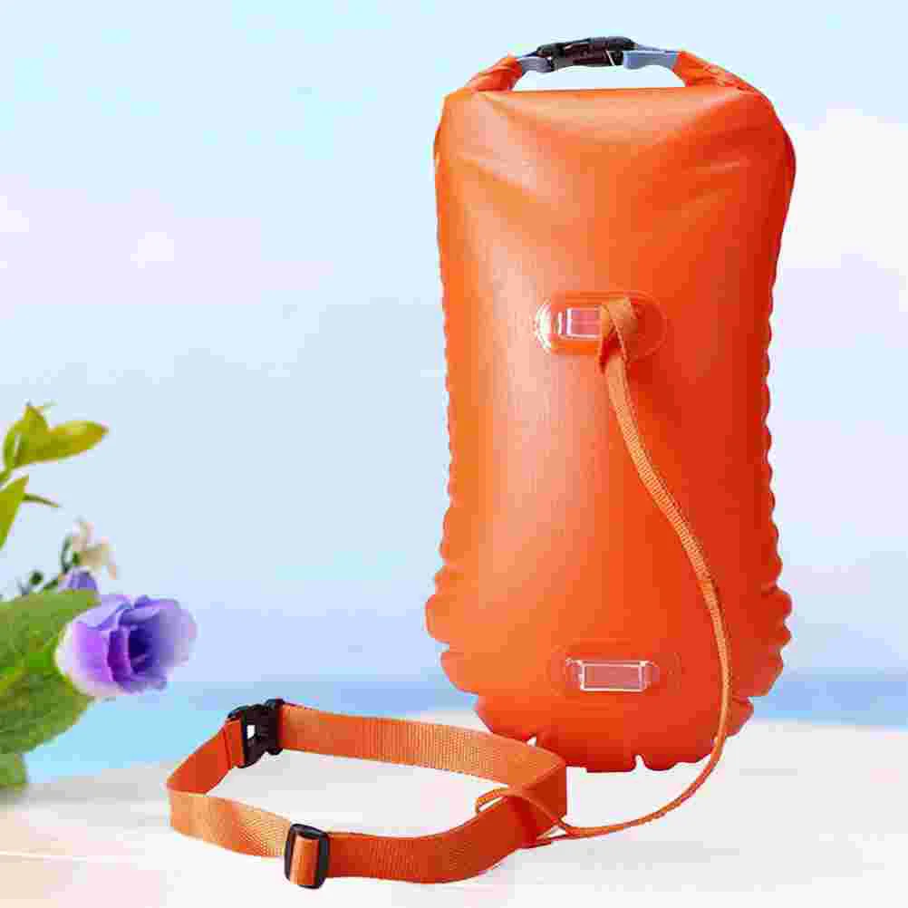 

Swim Float Ultralight Safety Float Swiming Bag for Swimmers Triathletes Snorkelers (Orange)