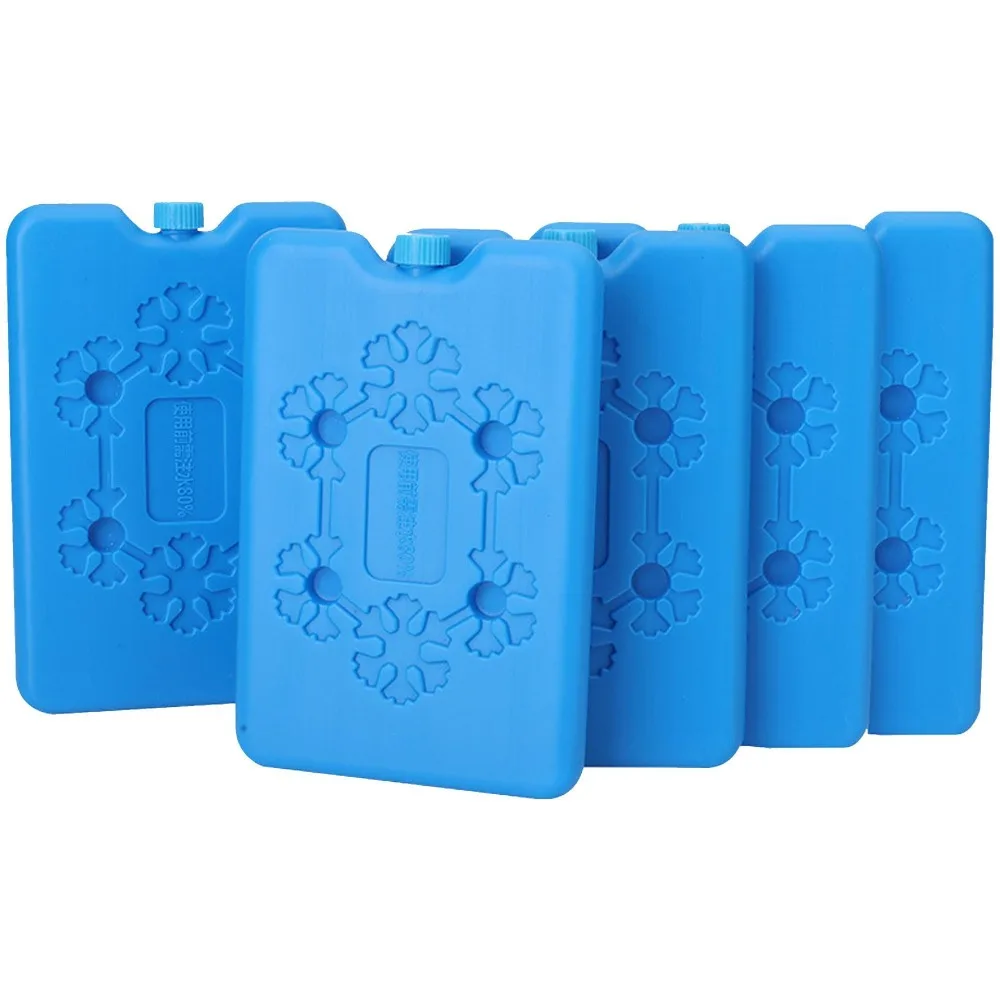 Portable Water Fill Ice Pack Reusable Long-lasting Cooling Air Conditioning Fan Ice Crystal Box Keep Fresh Fresh Ice Board