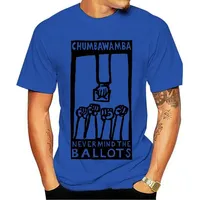 UK Anarcho Punk Chumbawamba Tee Shirt Chumbawamba Man Clothing CHUMBAWAMBA T Shirt   Never Mind The Ballots