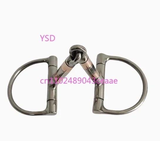 

304 Stainless Steel D-Shaped Two-Section Copper Tube Rotatable Equestrian Tack (Including Halter, Bit, Rein Components)