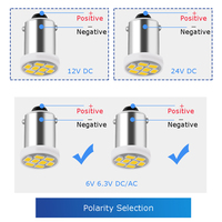 10pcs BA9S LED Bulbs DC 12V 24V 6.3V 6V T4W BA9S 1206 8 SMD LED Bulb Car Lamp Reading Truck Door Clearance Lamps Car Accessories