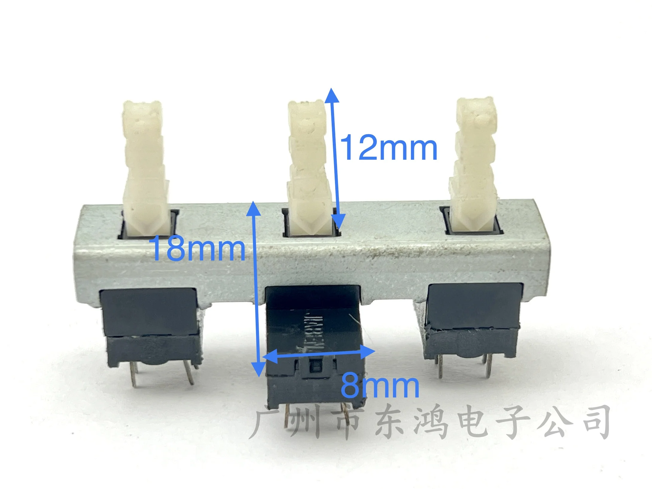 1 pcs self-locking switch 3 positions 6 pins 12 pins 6 pins Amplifier with lock