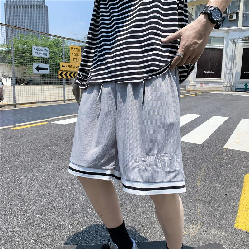 Men's Hip Hop Casual Ins Shorts Summer High Street Running Fitness Fast-drying Trend Short Pants Loose Basketball Training Pants