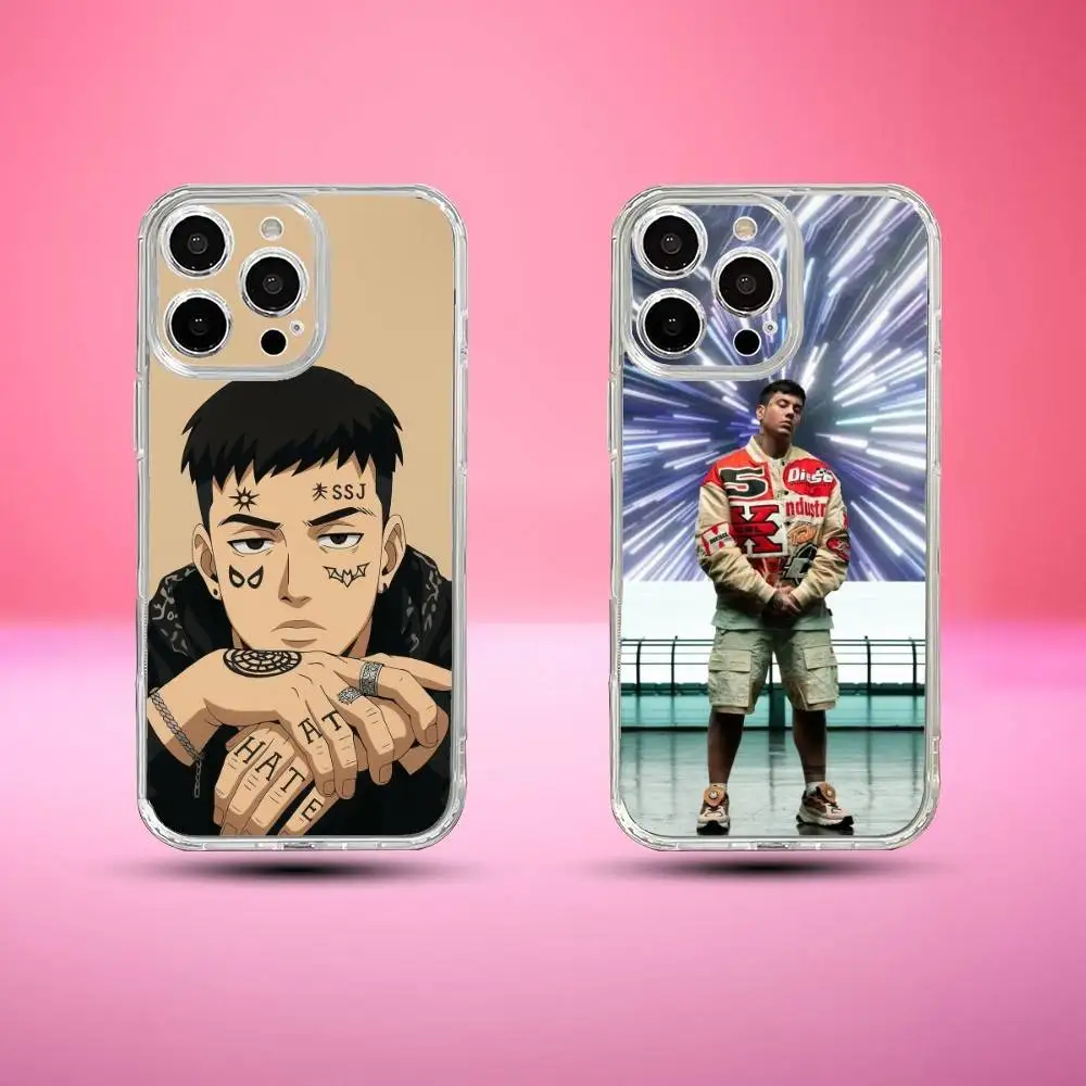 

Rapper AMERI D-DUKI Phone Case For iPhone17,16,15,14,13,12,11 Plus,Pro Max Soft Transparent Cover