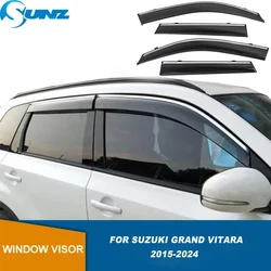 Window Visor For Suzuki Vitara 2015 2016 2017 2018 2019 2020 2021 2022 2023 2024 Wind Shield Sun Rain Guard Side Wind Deflector