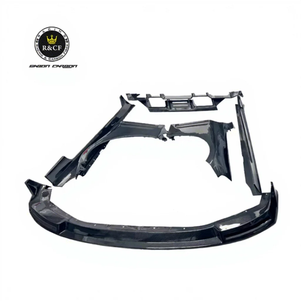 Vor Style Dry Carbon Fiber Lightweight Bodykit Front Lip Front Fender Diffuser Side Skirts for BMW G87 M2