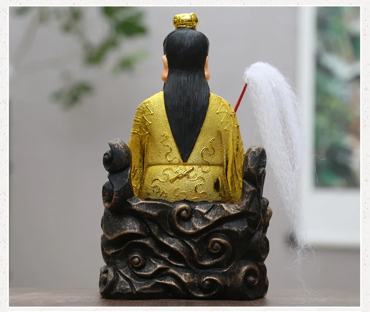 Wholesale Buddha Taoism ZU SHI figure Southeast Asia HOME protection Propitious Prosperity FENG SHUI TAI YI ZHEN REN God statue
