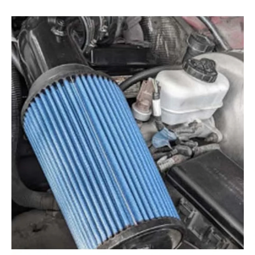 Kit in alluminio per sistema di aspirazione aria fredda per Ford F-250 F-350 F-450 08-10 6.4l con filtro dell'aria Powerstroke Diesel
