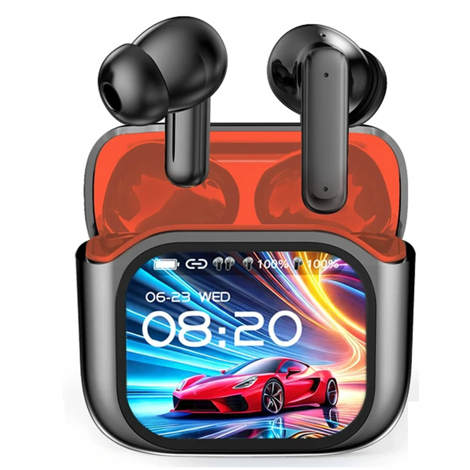 Bluetooth Headphones, screen. High-Definition Stereo Durable Construction. Extended Supports Fitness, Travel,