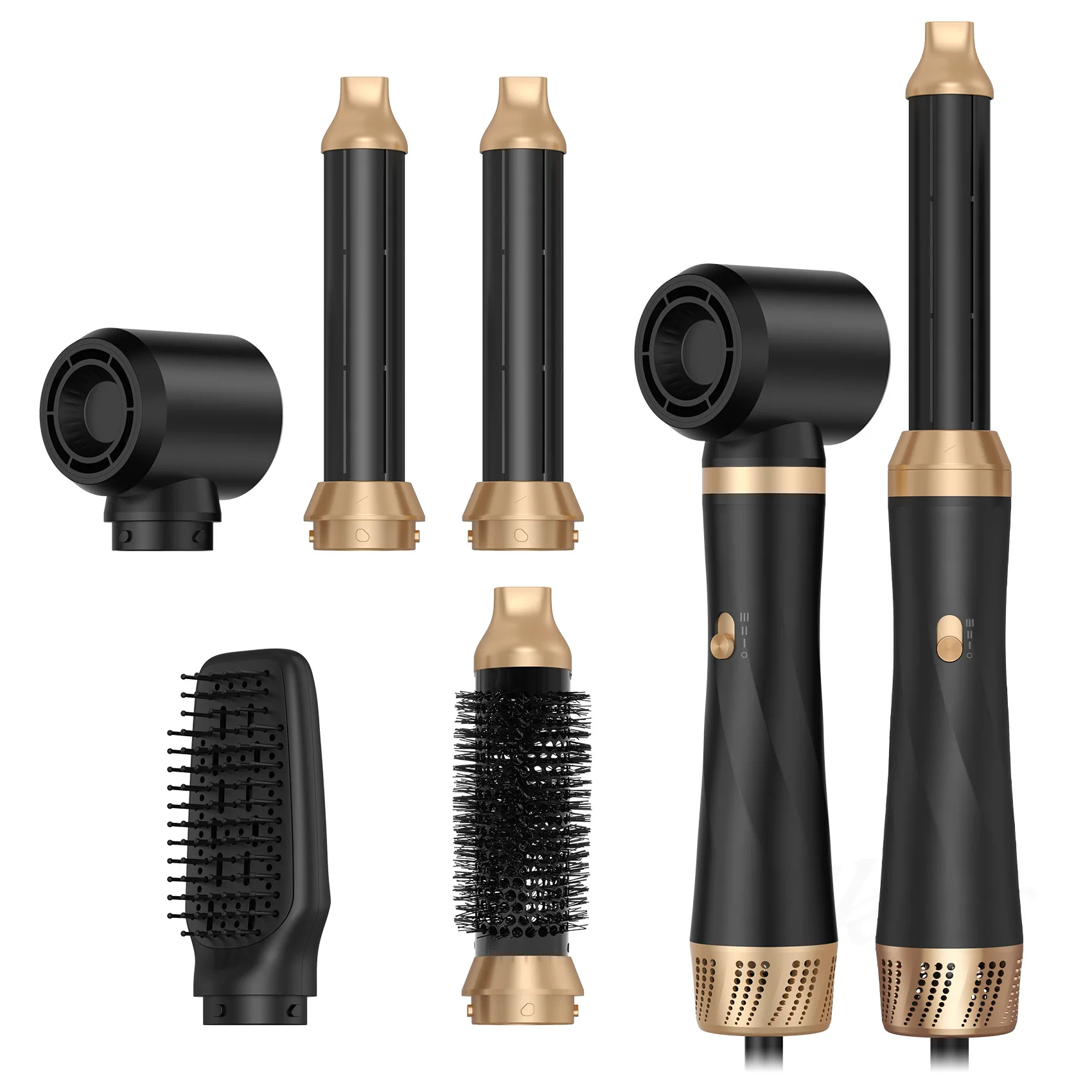 2026 Multi Hair Styler 5 in 1 Hot Air Brush Set High Speed Hair Dryer Negative Ion  Automatic Hair Curling