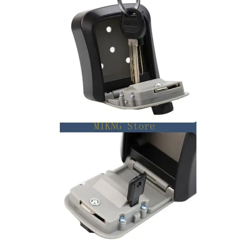 Lock Box 4-Digit Combination Lockboxs Resettable Security Passwords Box best sale