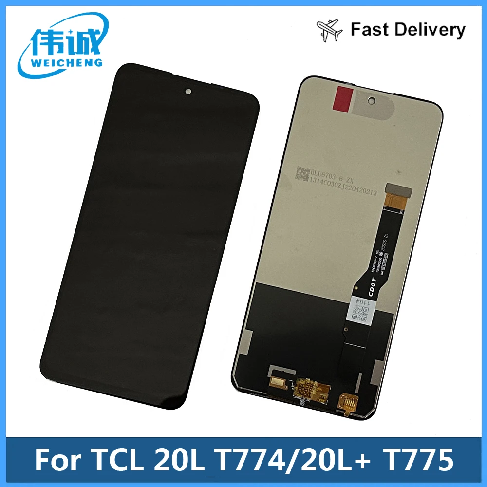 

6.67" Lcd For TCL 20L+ T775H T775B Display Touch Screen Digitizer For TCL 20L 20 Lite T774H T774B LCD Sensor With Frame