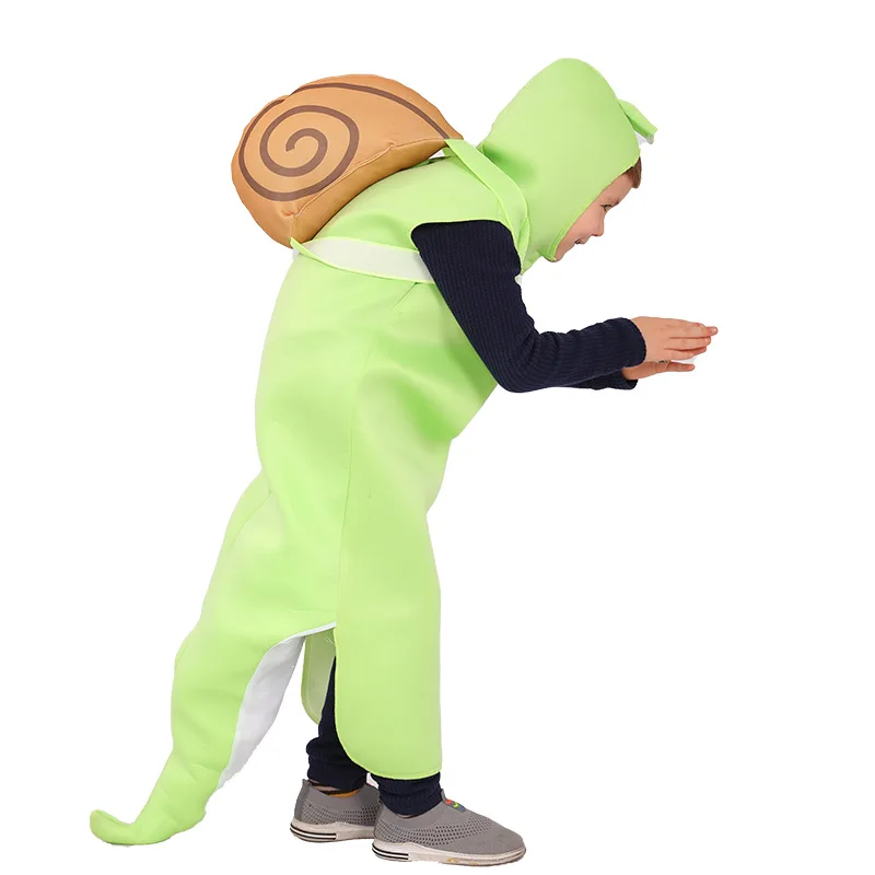 

Children's Performance Costume Cosplay Little Snail-shaped Costume Performance Outfit Jumpsuit Stage Performance Costume