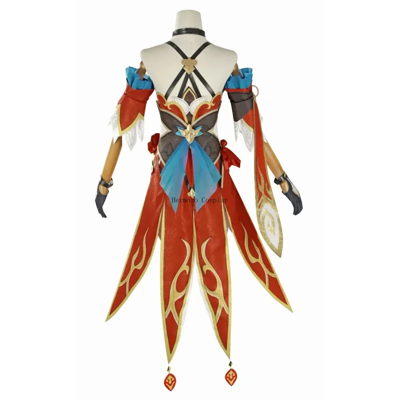 

EE01 Honkai Star Rail Guinaifen Cosplay Costume Wig Uniform Earrings Headwear Gong Props Xianzhou Luofu Sushang Halloween Pa&0Ww