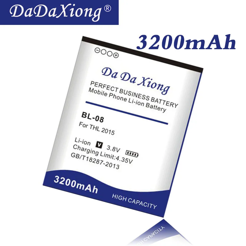 

DaDaXiong High Capacity 3200mAh BL-08 For THL 2015 2015A Cell Phone Battery