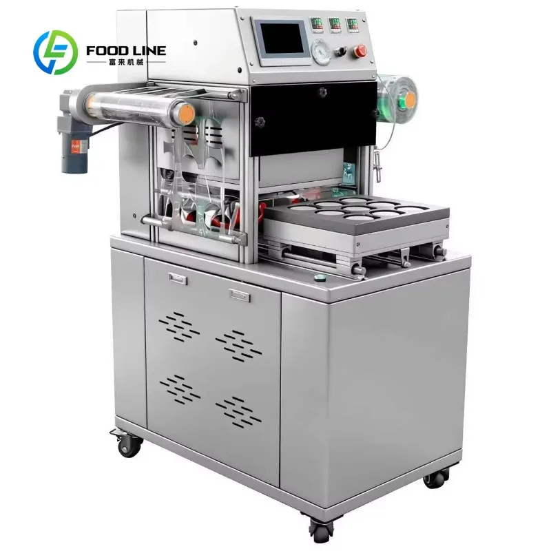 Customized Plastic Cup Heat Sealing Machine Tray Packaging Machine Vacuum Packing and Sealing Machine for Food Preserve