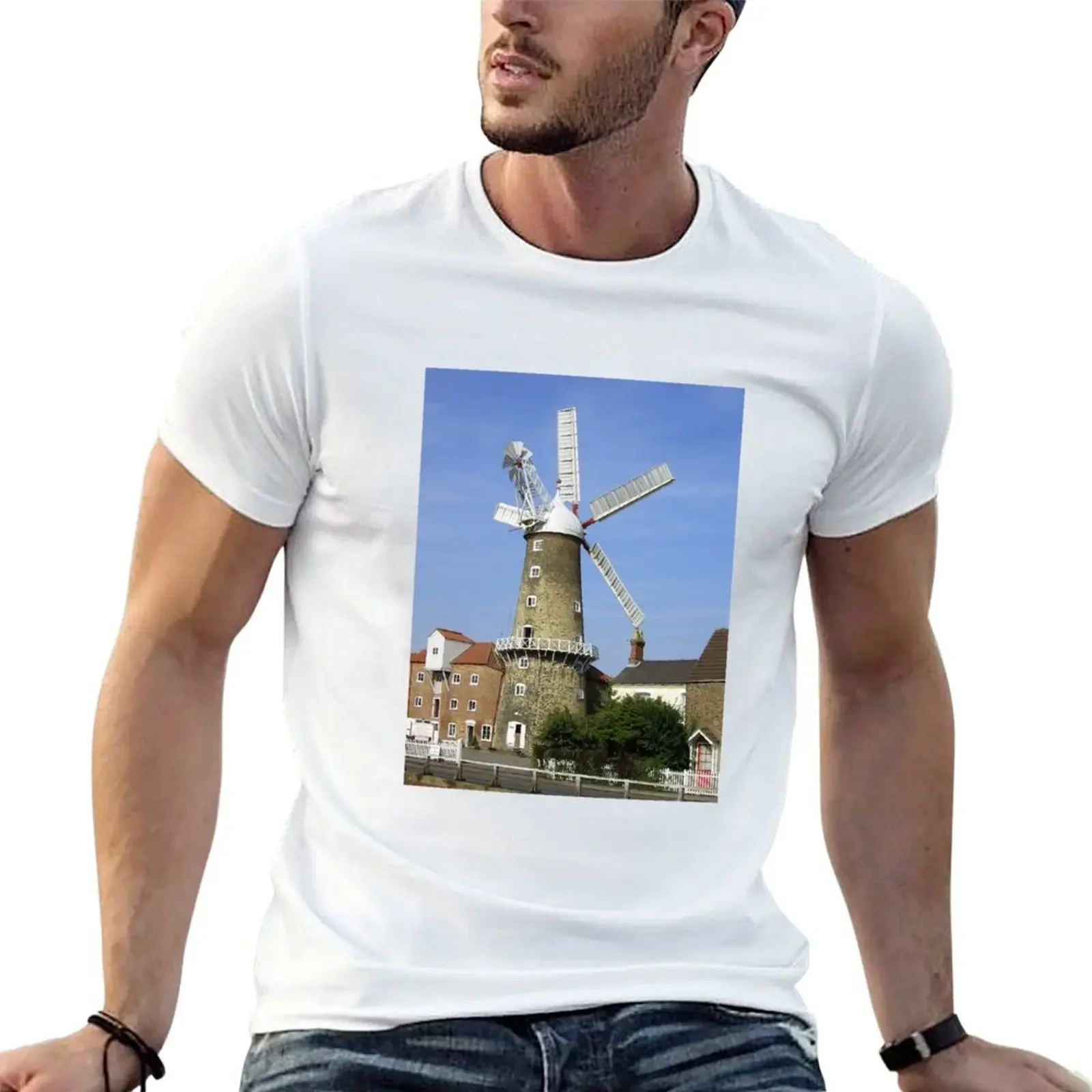 Maud Foster Windmill, Boston, Lincolnshire T-Shirt cute clothes boys whites t shirt for men