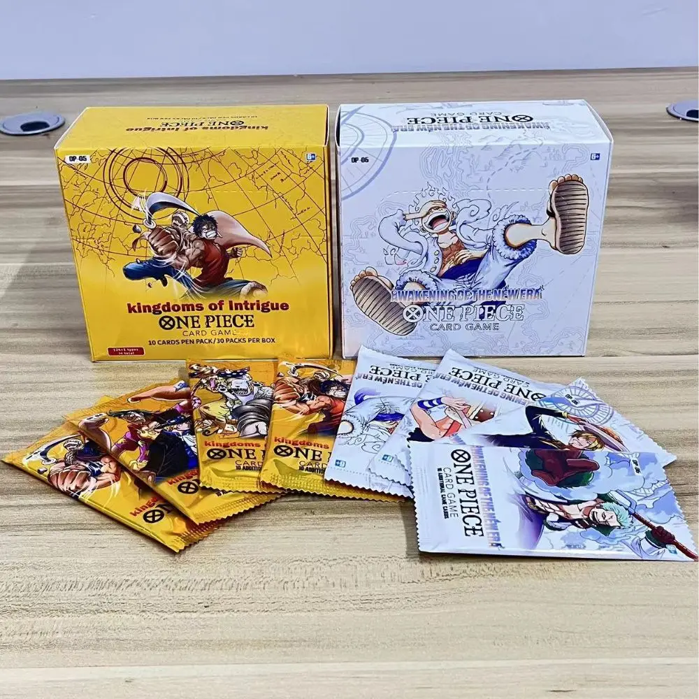 Лидер продаж 2025 года, 40/300 шт., аниме ONE PIECE карта TCG OP-05 Luffy Zoro Shanks, коллекционная коллекционная карта для детей, подарочные игрушки