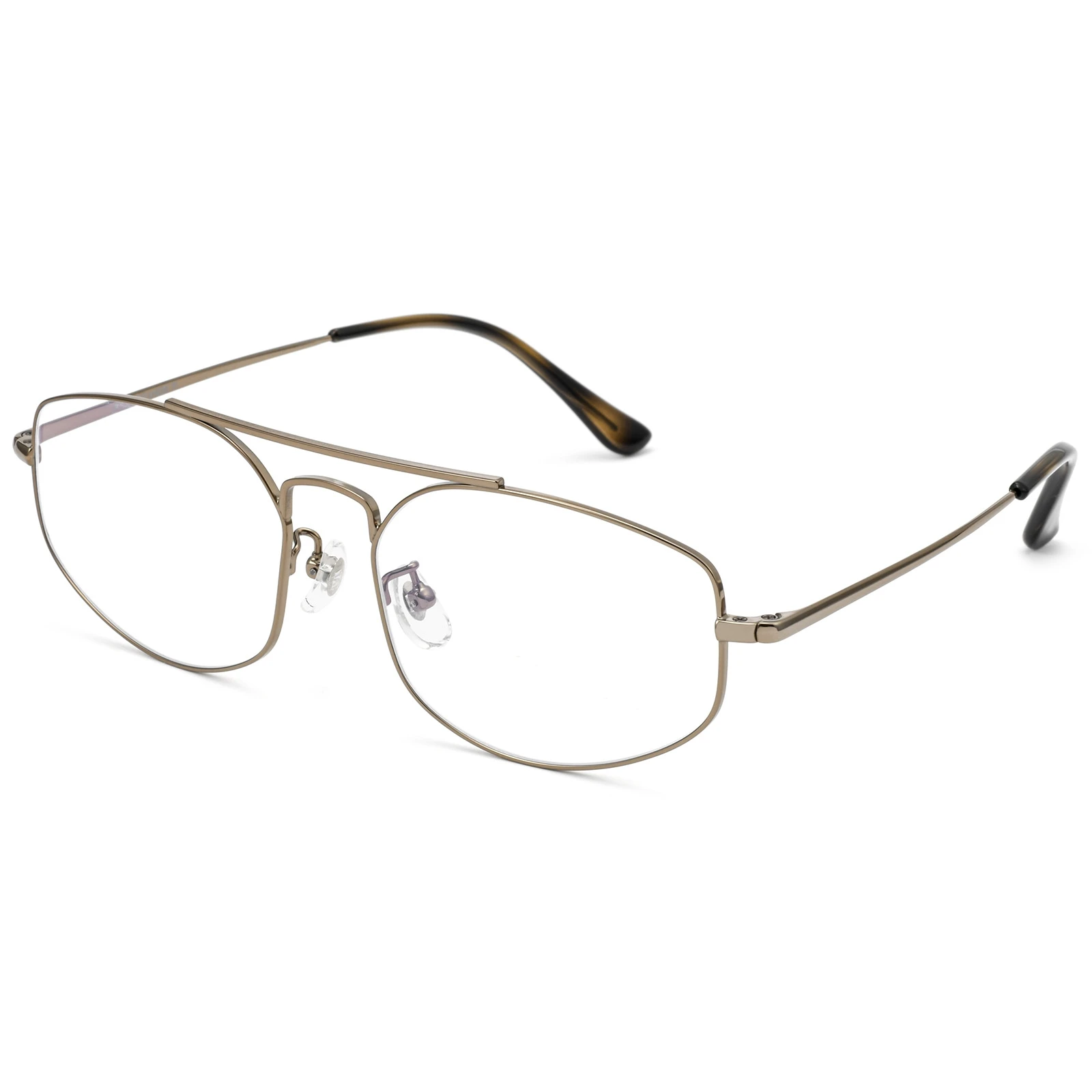YIMARUILI موضة الاتجاه الطيار الرجال والنساء نظارات خفيفة للغاية التيتانيوم حجم كبير الرجعية البصرية وصفة طبية النظارات الإطار 30 #6