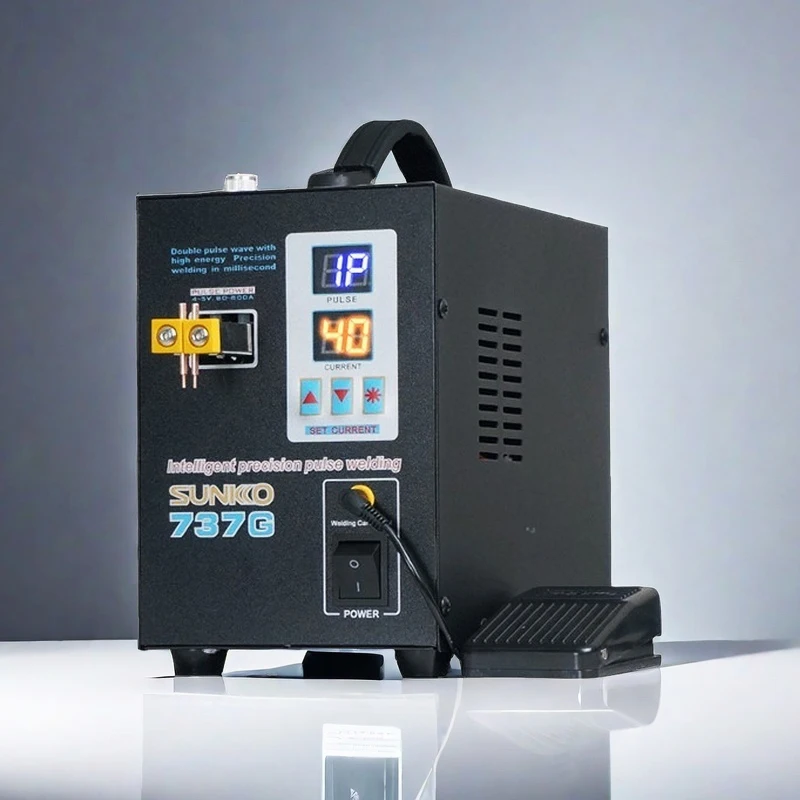 SUNKKO 737G Spot Welding Machine 18650 Battery Pack Welding Precision Pulse Spot Welders Automatic Spot Welding