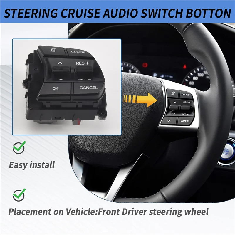

L10A 96700C1710 Steering Wheel Cruise Control Switch For Hyundai Sonata 2017-2019