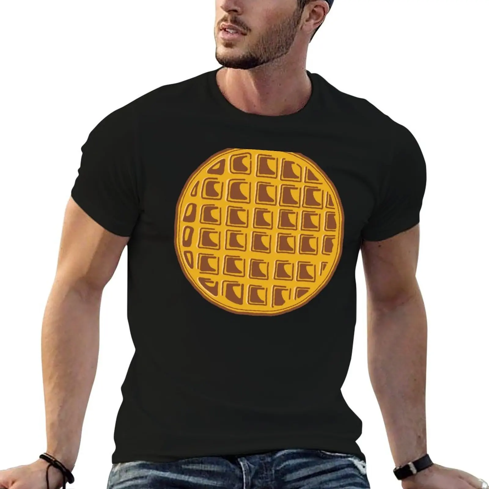 Eggo Waffles T-Shirt Short sleeve tee topping mens t shirt graphic