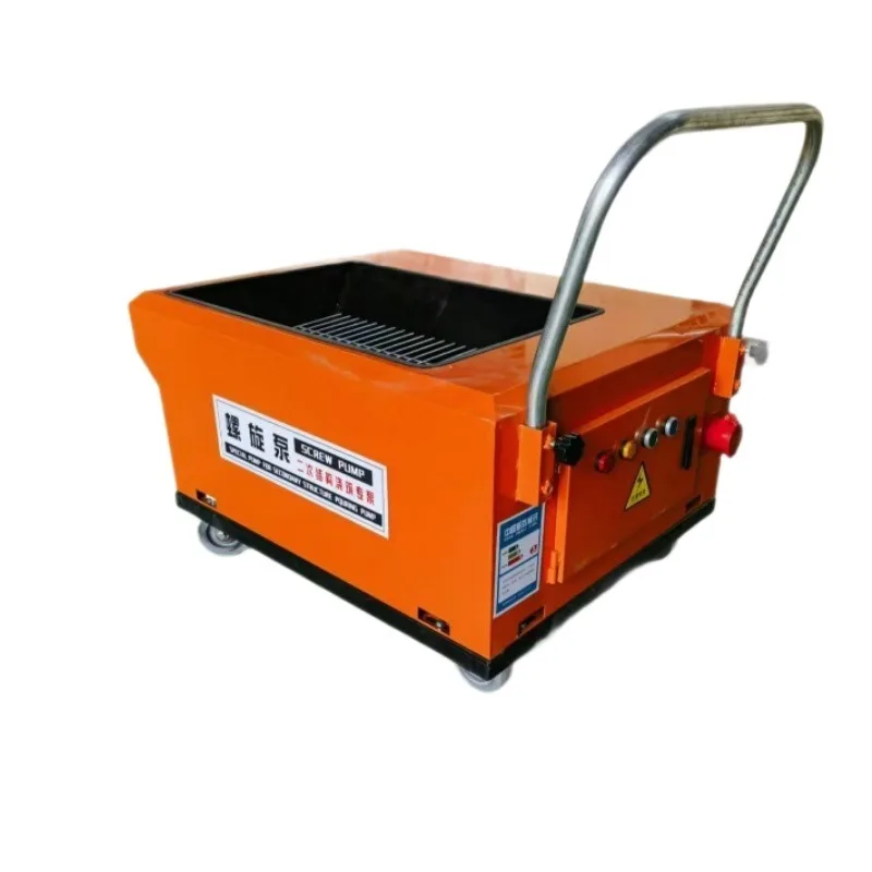 FOB Price Deposit Mini Concrete Screw Pump Spiral Conveyer For Fine Stone Secondary Construction Pouring Transport