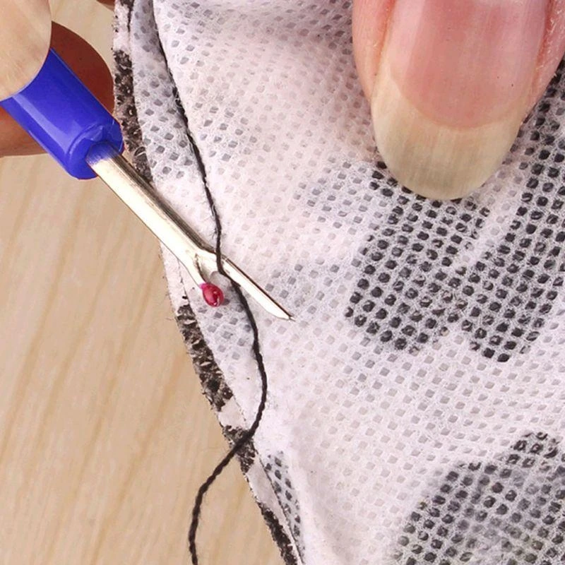 H8WB 5Pcs Plastic Handle Seam Sewing Tool Needle Craft Thread Cutter