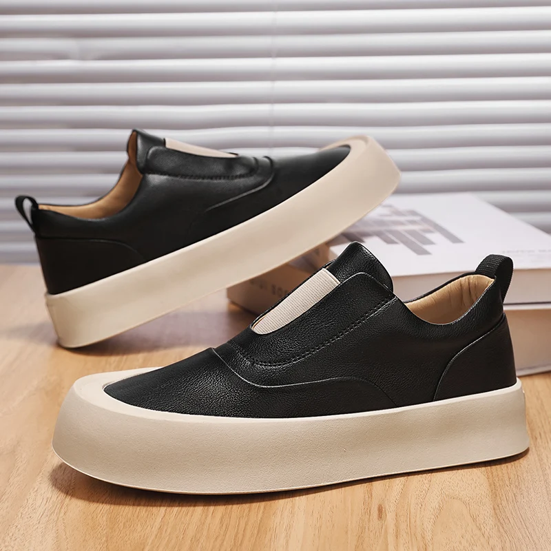 Men Casual Shoes Outdoor Comfortable Walking Shoes Fashion Men Sport Shoes 2024 New Slip-on Men Shoes Platform High-Quality