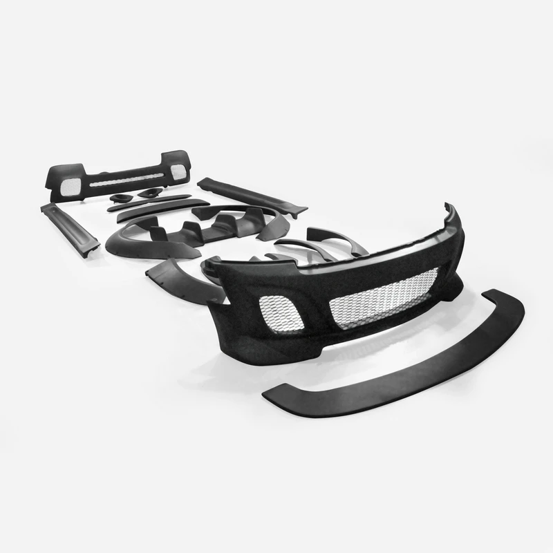 for Mini Cooper S r56 LB Style Wide Body Fiberglass Front Bumper