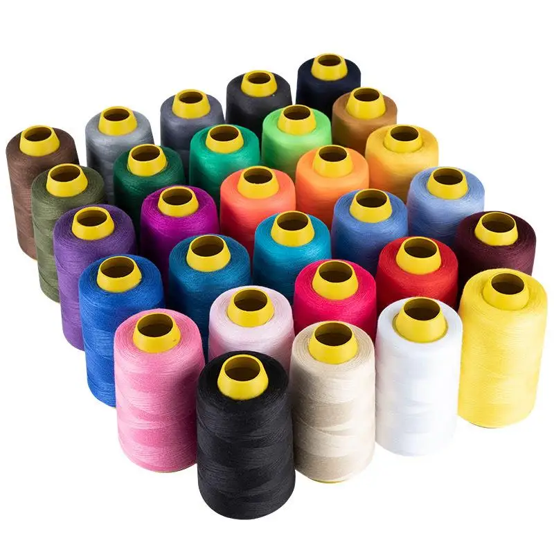 Sewing Machine Thread Pagoda Line Overlocking Thread For Machine Hand Embroidery 1300 Yard Each Spool 100% Polyester Durable