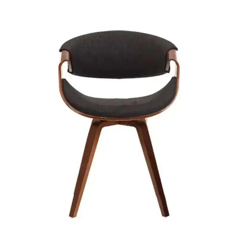 

Nordic Dining Chair Kitchen Furniture Simple Dining Chairs Solid Wood Luxury Chair Leather Balcony Leisure Writing Chair