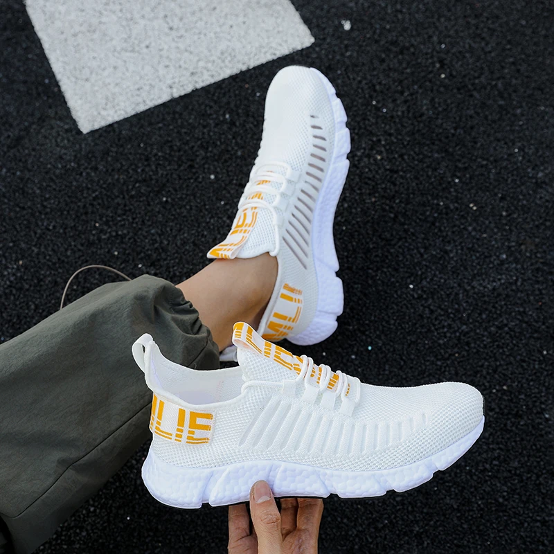 Zapatillas de deporte masculinas de verano, zapatillas deportivas ligeras e informales para correr, zapatillas de tenis cómodas de malla