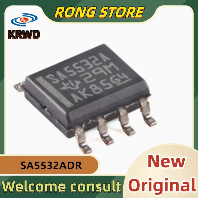 20PCS SA5532A New and Original Chip IC SA5532ADR SOIC-8 Dual operational amplifier chip